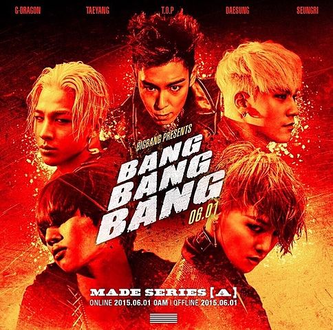 ภาพปกอัลบั้มเพลง BIGBANG . . Bang Bang Bang