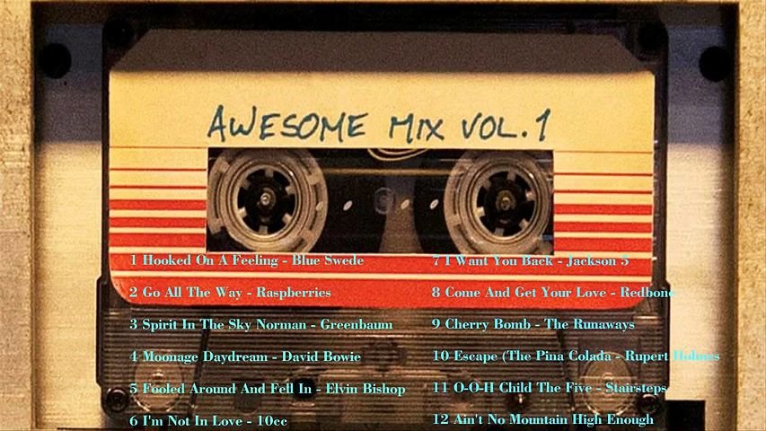 ภาพปกอัลบั้มเพลง Guardians of the Galaxy Awesome Mix Vol 1 Soundtrack