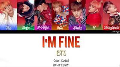 ภาพปกอัลบั้มเพลง BTS - I m Fine Legendado PT-BR (Color Coded HAN PT 70K)
