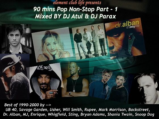 ภาพปกอัลบั้มเพลง element 90 Mins Pop Non-Stop Set Part-1 Mixed BY DJ ATUL DJ PARAX