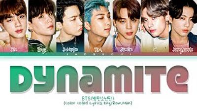 ภาพปกอัลบั้มเพลง BTS Dynamite lyrics (방탄소년단 Dynamite 가사) (Color 70K) 1